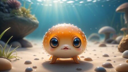 Chibbi-Art Ostracod Chibi: A Squint of Artistic Solitude