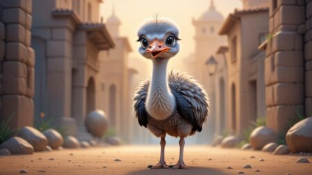 Chibbi-Art Ostrich Chibi: A Glimpse into Their World
