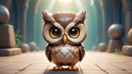 Chibbi-Art Owl Chibi Artists Eye