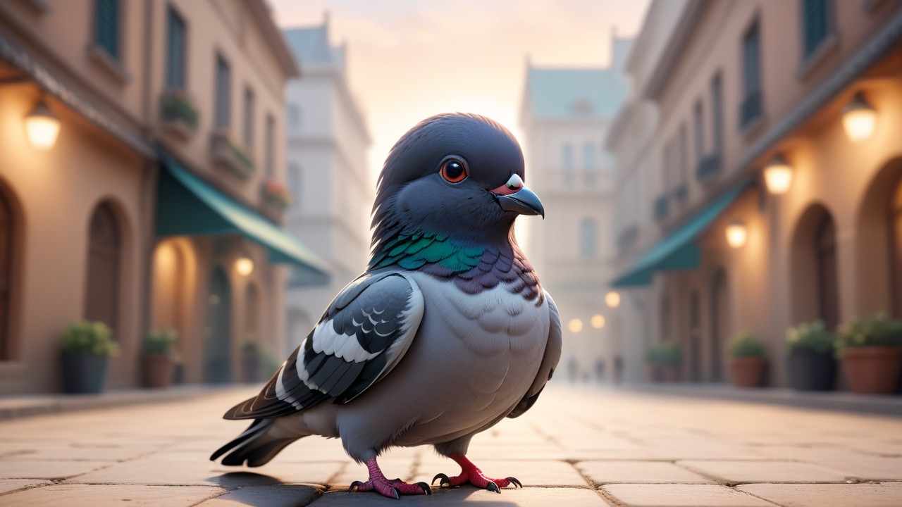 Chibbi-Art Pigeon Chibi: A Glimpse into its World