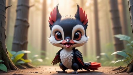 Chibbi-Art Woody Chibi: A Peek from the Hollow