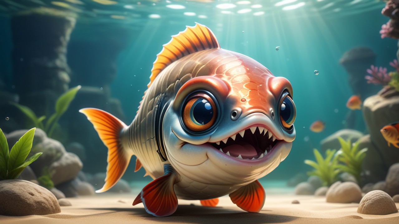 Chibbi-Art Piranha Chibi: A Vibrant Peek into Our Artists World