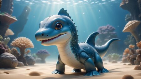 Chibbi-Art Chibi Pliosaur Portrait