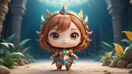 Chibbi-Art Polacanthus Chibi Art: Boldly Meets the Observers Eye