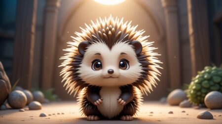Chibbi-Art Porcupine Chibi: A Creative Vision