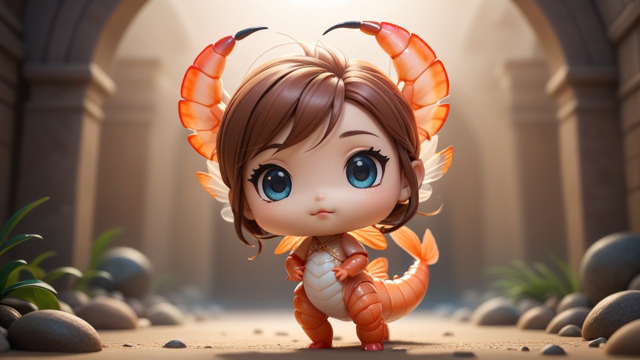 Chibbi-Art Prawns Chibi Art: Captivating Horizon