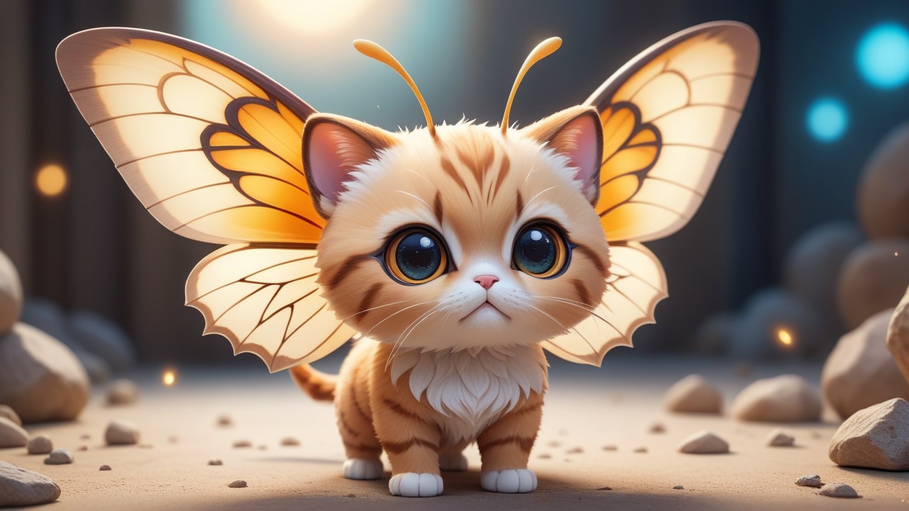 Chibbi-Art Puss Moth Chibi: A Vibrant Self-Portrait in Artistic Charm