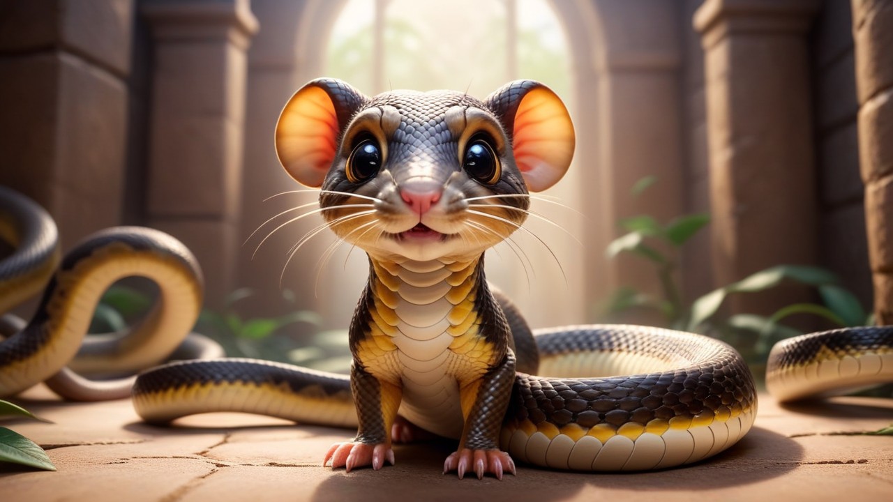 Chibbi-Art Rat Snakes Chibi: Aesthetic Art, Captivating Connection