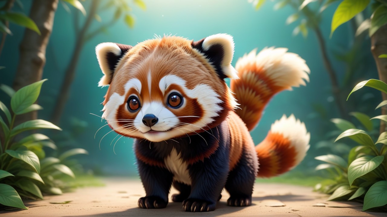 Chibbi-Art Red Panda Chibi: A Whimsical Glimpse