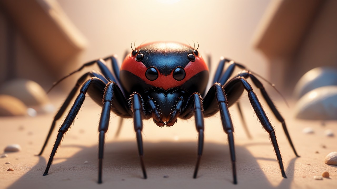 Chibbi-Art Redback Chibi Stare