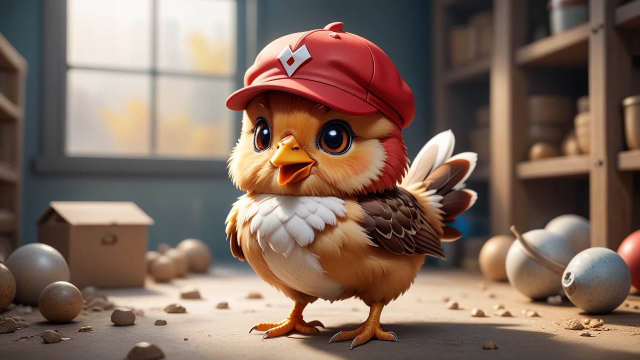 Chibbi-Art Redcap Rooster Chibi Art: Artist Gaze Strikes You