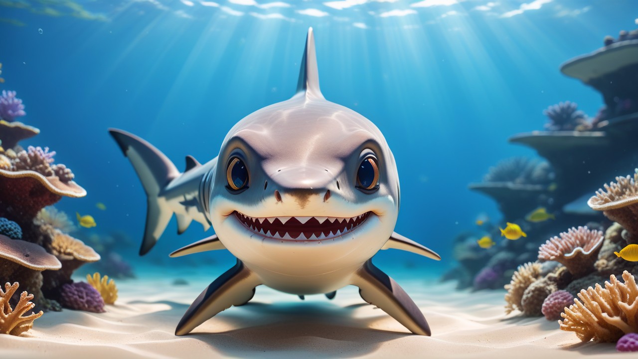 Chibbi-Art Reef Shark Chibi: A Tiny Thrill