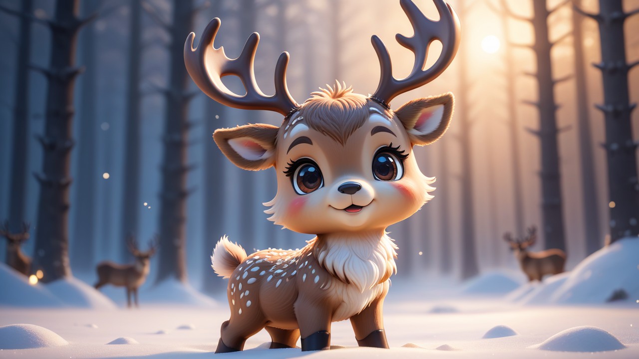 Chibbi-Art Reindeer Chibi: A Glimpse of Magic