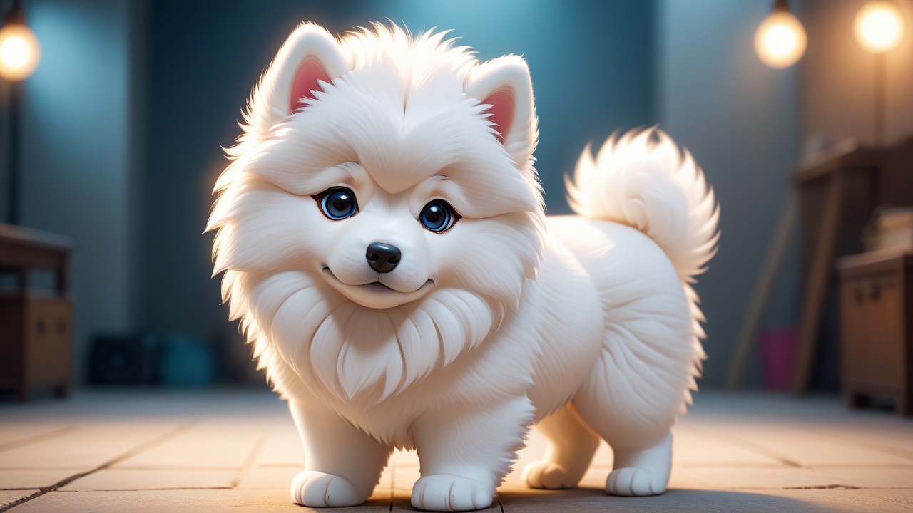 Chibbi-Art Samoyed Chibi Art: A Stylish Breeds Artistic Encounter