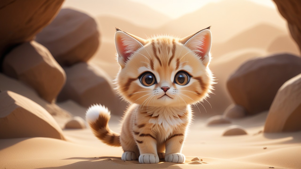 Chibbi-Art Chibi Sand Cat