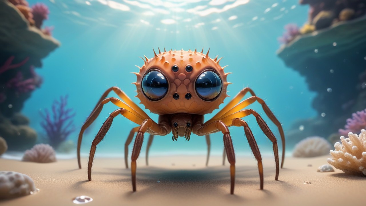 Chibbi-Art Chibi Sea Spider: A Glimpse into Underwater Art