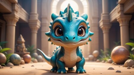 Chibbi-Art Shastasaurus Chibi Art: The Watchful View