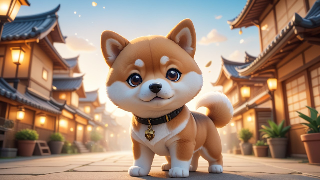 Chibbi-Art Cute Shiba Inu Mix in Chibi Art Captivating The Gaze