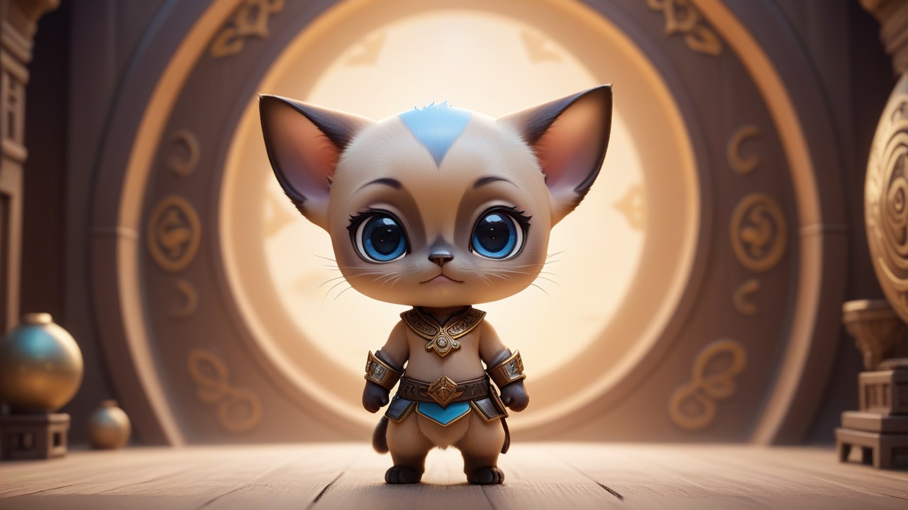 Chibbi-Art Siamese Chibi Art: Aesthetic Encounter