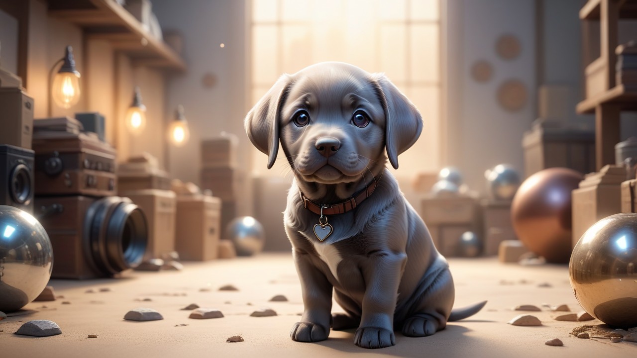 Chibbi-Art Silver Lab Chibi: A Captivating Glimpse