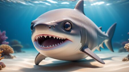 Chibbi-Art Sleeper Sharks Whimsical Expression