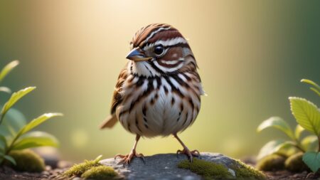 Chibbi-Art Chibi Song Sparrow: A Quirky Stare