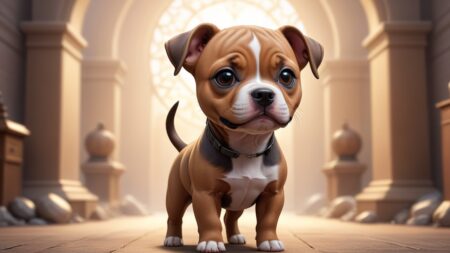 Chibbi-Art Chibi Terrier Gazing into the Soul