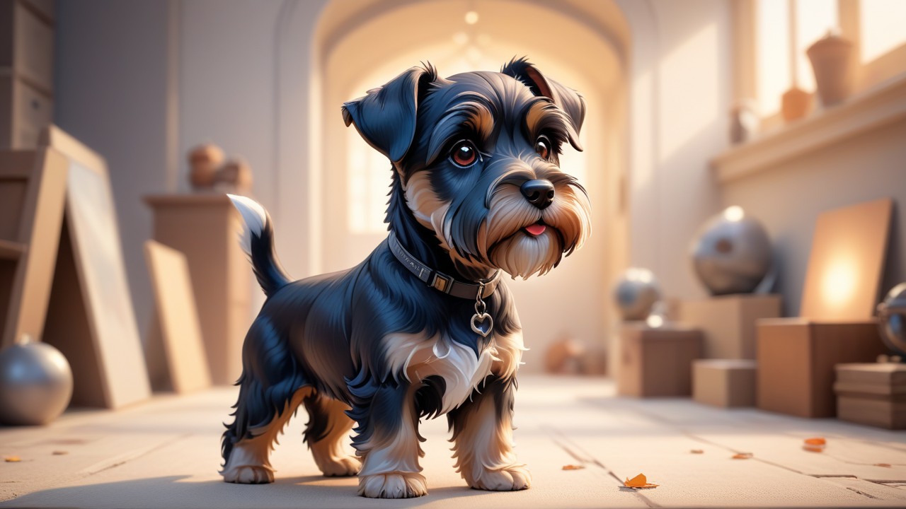 Chibbi-Art Schnauzer Chibi: A Mesmerizing Masterpiece