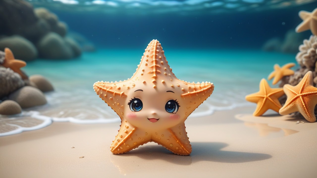 Chibbi-Art Starfish Chibi Portrait: A Sincere Greeting from an Artistic Mind