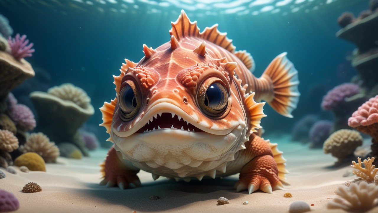 Chibbi-Art Stonefish Chibi: A Glimpse into Our World