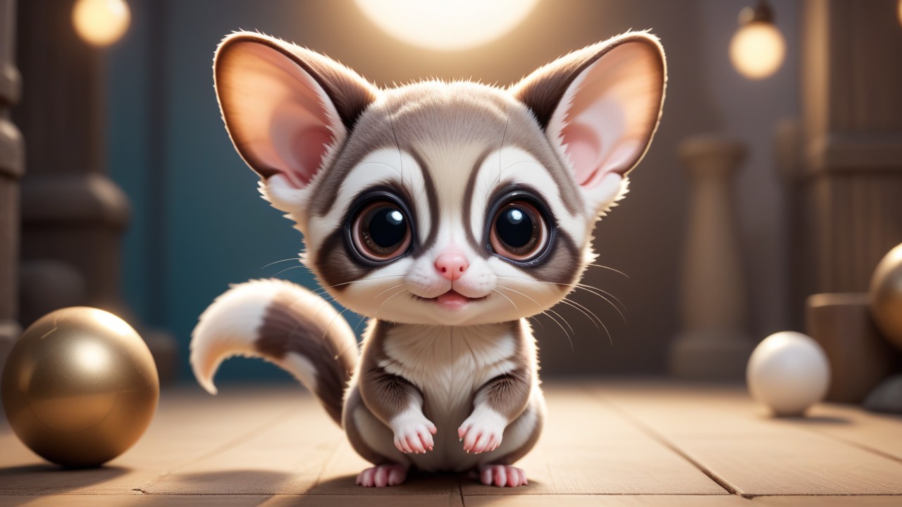 Chibbi-Art Chibi Sugar Glider: A Captivating Art Piece