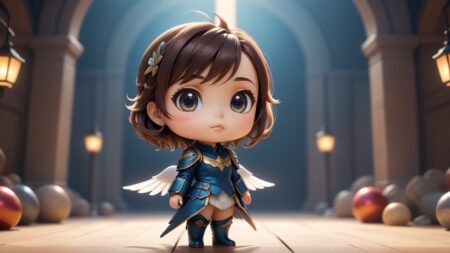 Chibbi-Art Swallows Gaze: A Chibi Art Interaction