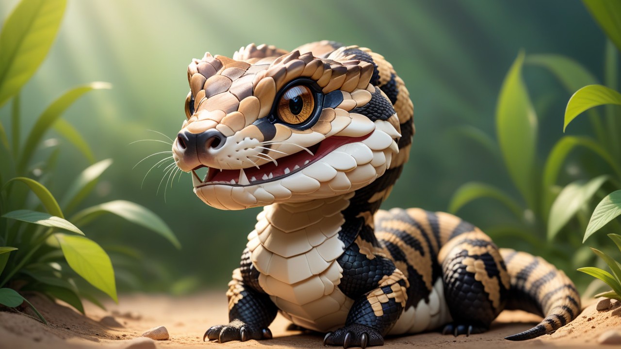 Chibbi-Art Rattler Canebreak Chibi in Your Face!