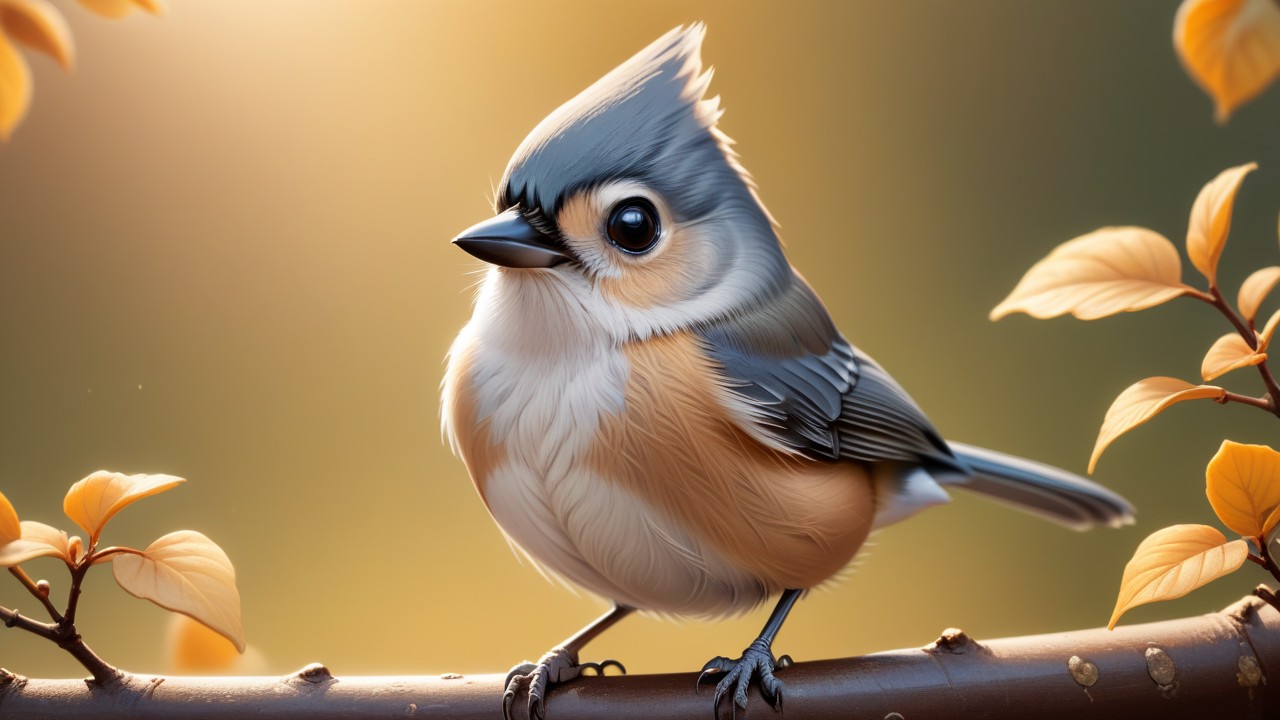 Chibbi-Art Tiny Titmouse Chibi: A Swoonworthy Glimpse into the Wild