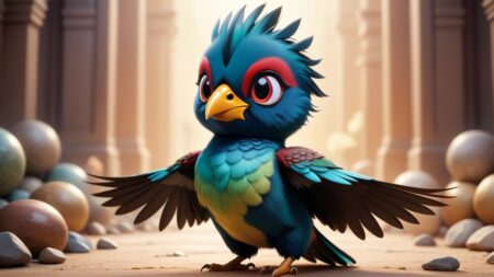 Chibbi-Art Turaco Artful Chibi