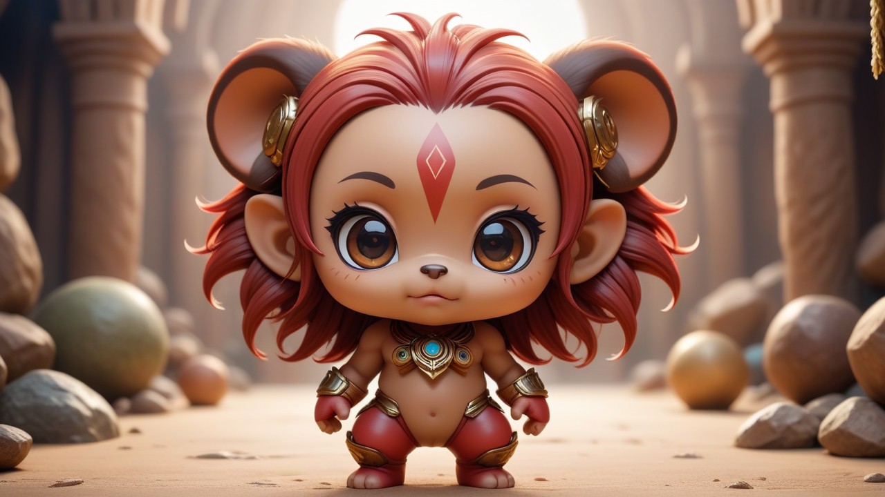 Chibbi-Art Chibi Uakari: A Glimpse into Our World