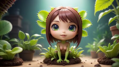 Chibbi-Art Chibi Venus Flytrap: Artist Captures Gazes