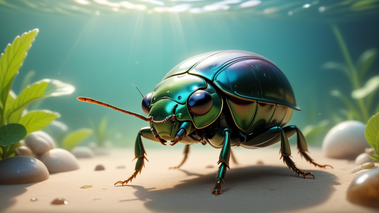 Chibbi-Art Water Beetle Chibi: A Tiny Masterpiece