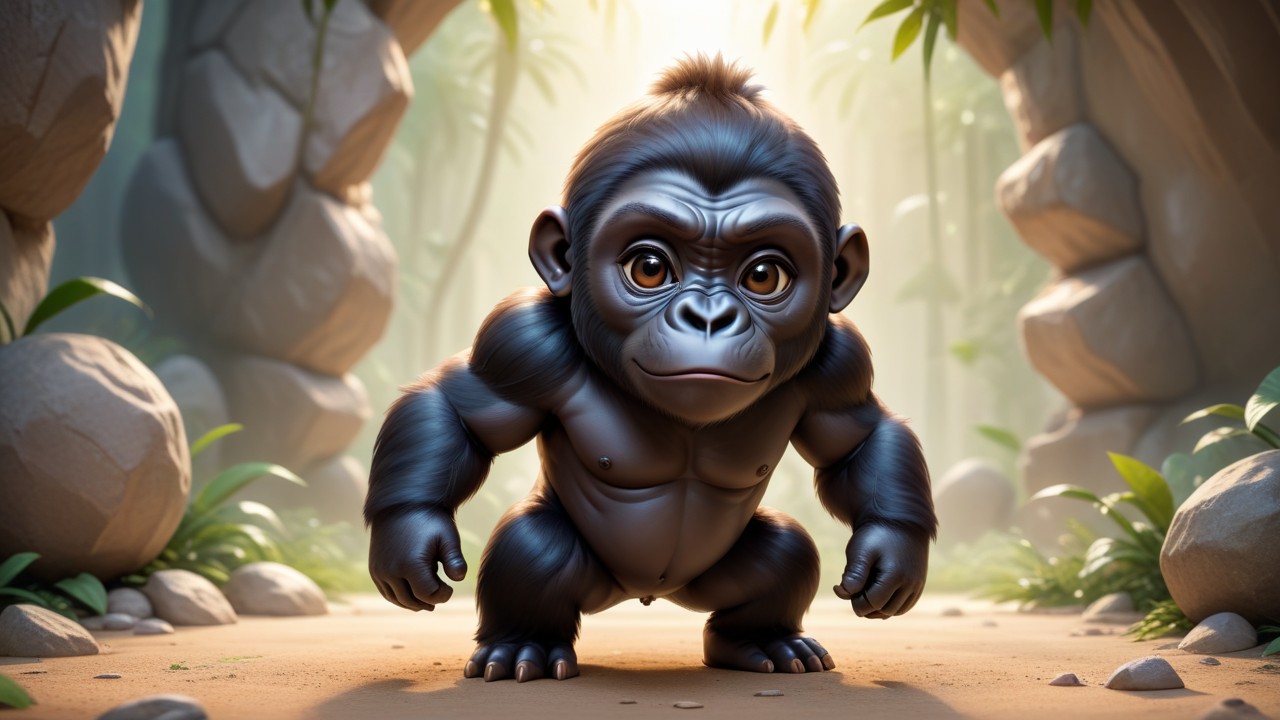 Chibbi-Art Gorilla Gaze: Chibi Edition