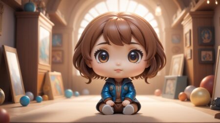 Chibbi-Art Chibi Whoodle Artistic Encounter