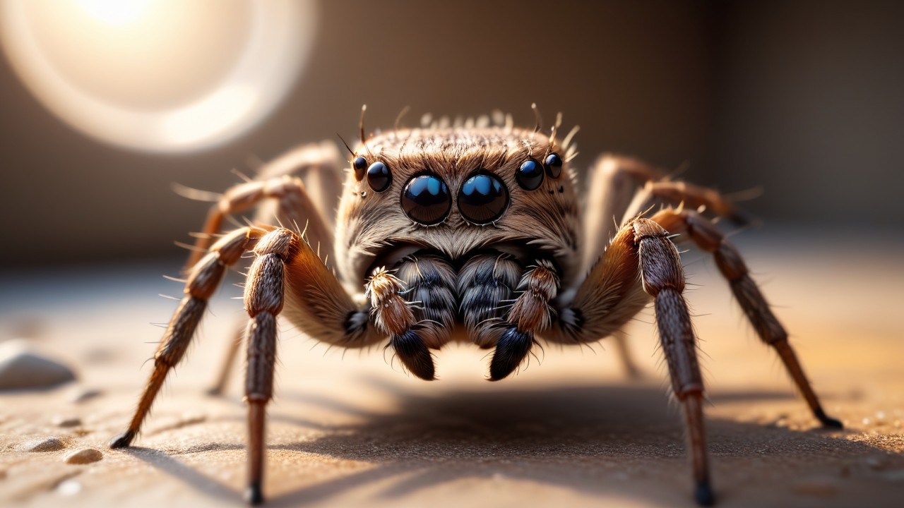 Chibbi-Art Chibi Wolf Spider Encounter