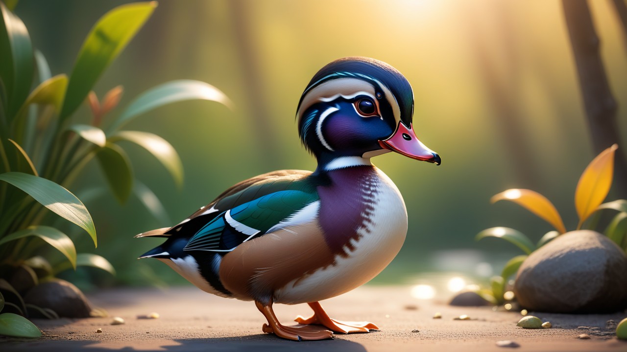 Chibbi-Art Chibi Wood Duck: A Glimpse into its World