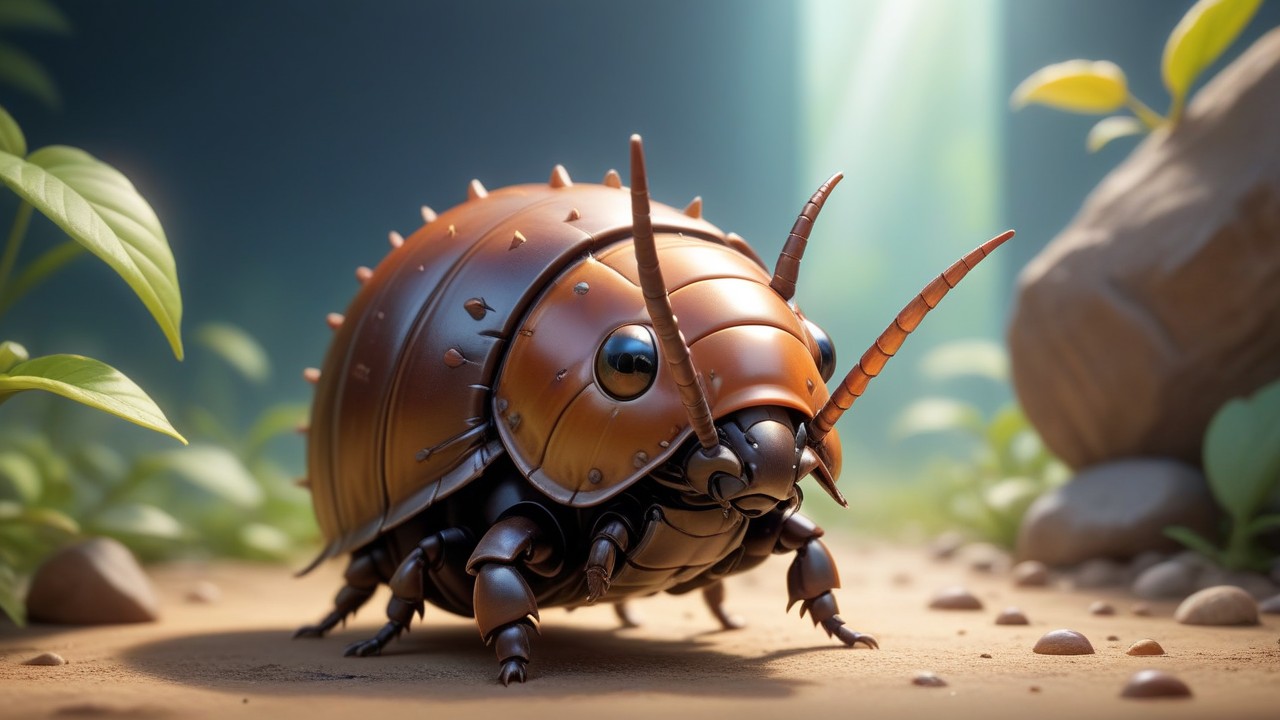 Chibbi-Art Woodlouse Chibi: A View From Within