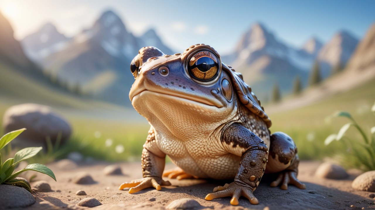 Chibbi-Art Chibi Wyoming Toads Courageous View