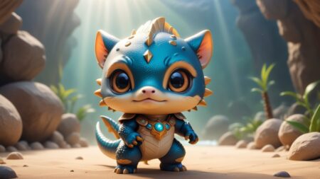 Chibbi-Art Chibi Xiphactinus: Aesthetic Artist Seeking Viewers Attention