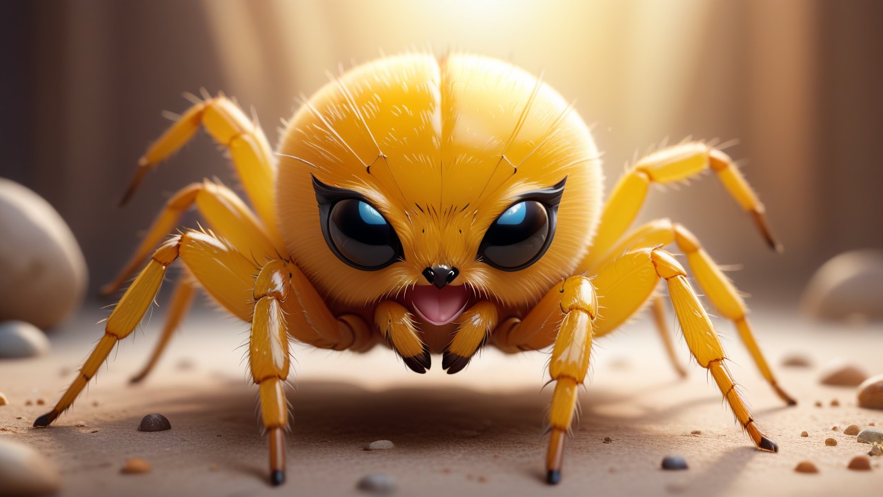 Chibbi-Art Chibi Spider Awaits