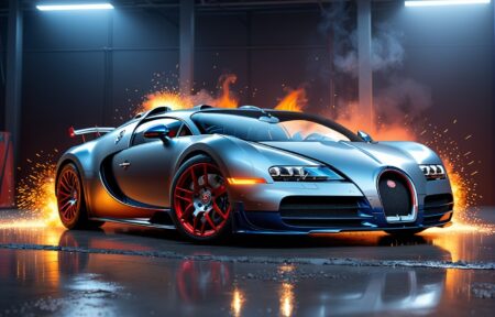 Burning Bugatti Elegance 6 Vehicles Burning Bugatti Elegance