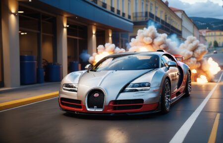 Speedy Getaway on Cobblestone Lane 8 Vehicles Speedy Getaway on Cobblestone Lane