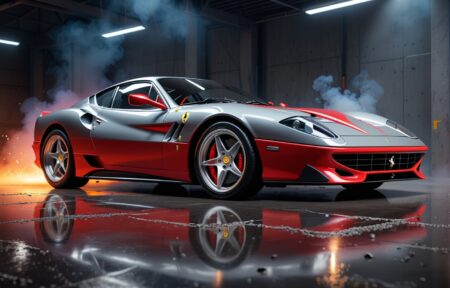 Racing-Red Stripe 4 Vehicles Racing-Red Stripe