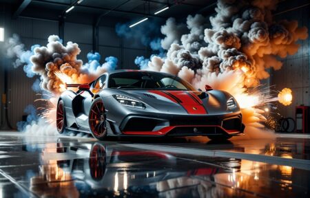 Smoky Sportscar Chase 14 Vehicles Smoky Sportscar Chase